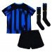 Inter Milan Hemmakläder Barn 2023-24 Kortärmad (+ Korta byxor)